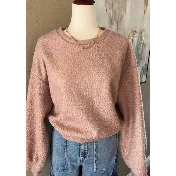Teddy mauve sweater - Picture 3 of 5